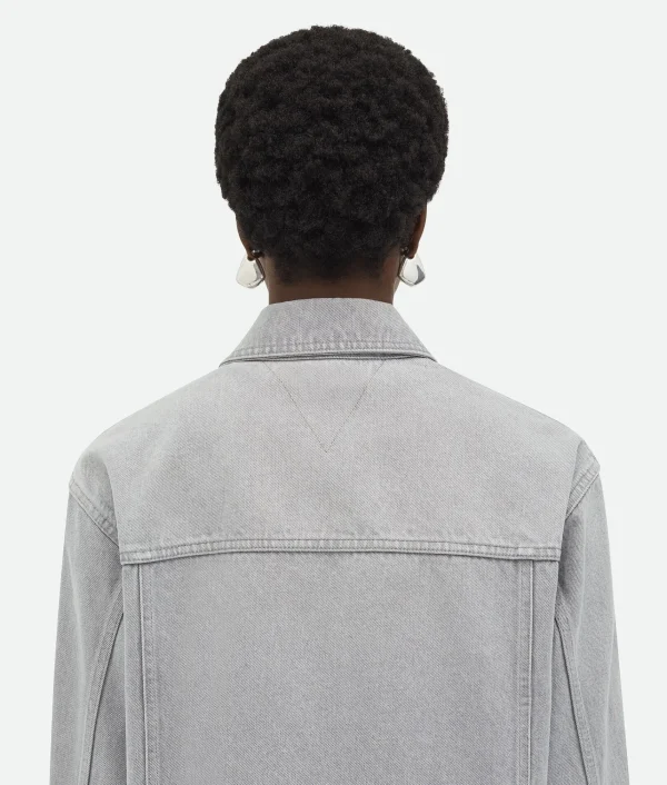 Bottega Veneta Washed Denim Jacket>Women Jackets | Denim
