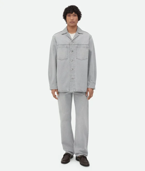 Bottega Veneta Washed Denim Shirt> Shirts | Denim