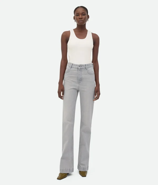 Bottega Veneta Washed Flared Denim>Women Denim