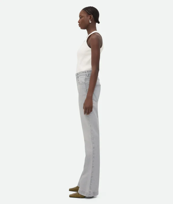 Bottega Veneta Washed Flared Denim>Women Denim