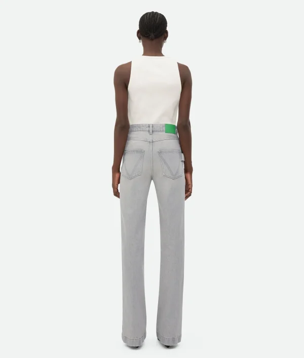 Bottega Veneta Washed Flared Denim>Women Denim