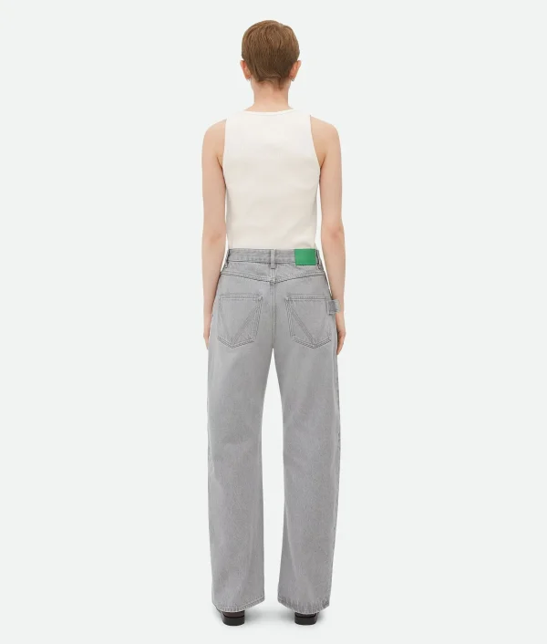 Bottega Veneta Washed Rounded Leg Denim>Women Denim