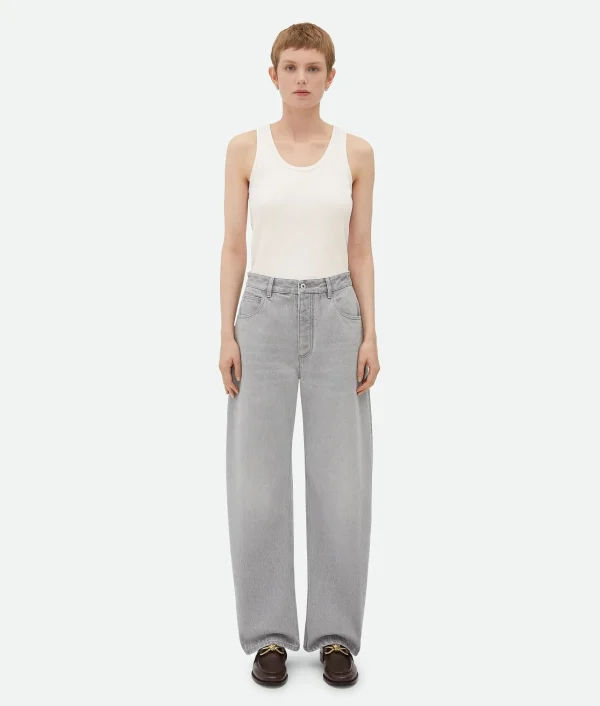 Bottega Veneta Washed Rounded Leg Denim>Women Denim