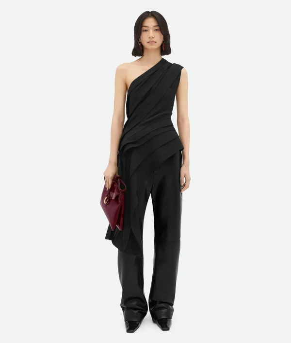 Bottega Veneta Light Stretch Viscose Top>Women Tops And T-Shirts | Shirts