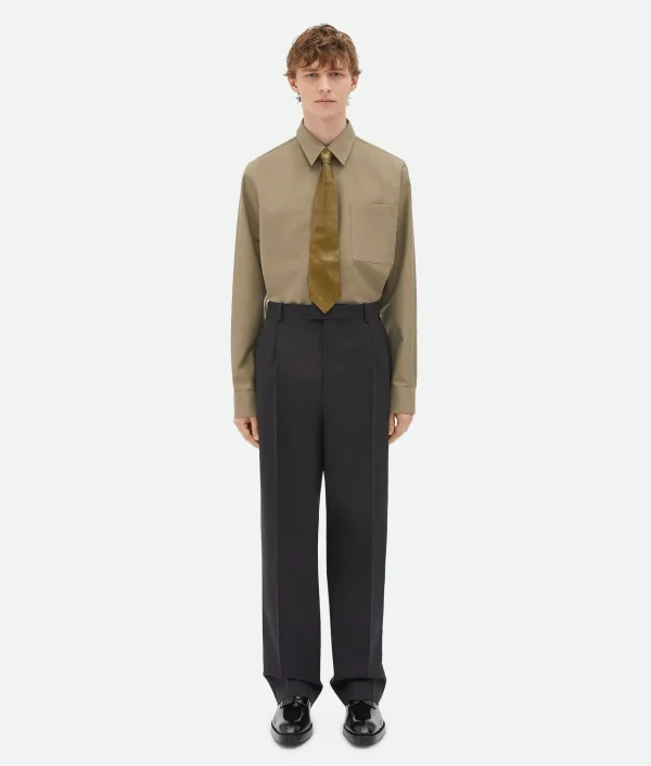 Bottega Veneta Light Tailored Wool Trousers> Trousers And Shorts