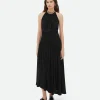 Bottega Veneta Light Viscose Jersey Plisse Dress>Women Dresses