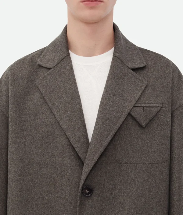 Bottega Veneta Light Wool Cashmere Kimono Coat> Coats