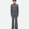 Bottega Veneta Light Wool Flannel Trousers> Trousers And Shorts