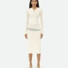 Bottega Veneta Light Wool Midi Skirt>Women Skirts