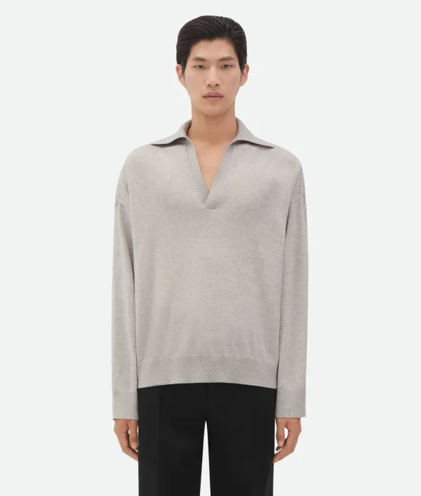 Bottega Veneta Light Wool Polo> Polos | Knitwear