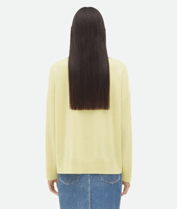Bottega Veneta Light Wool Polo>Women Knitwear