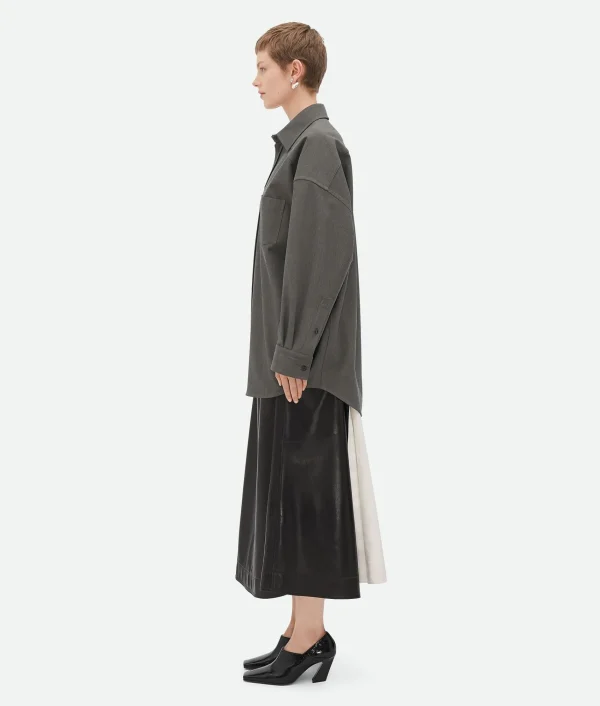 Bottega Veneta Light Wool Shirt>Women Shirts