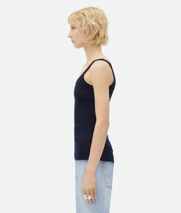 Bottega Veneta Light Wool Slim Tank Top>Women Tops And T-Shirts