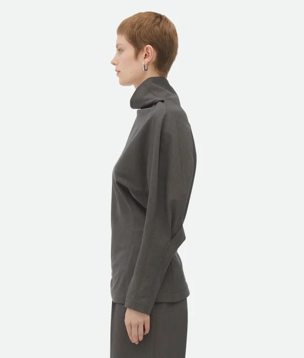 Bottega Veneta Light Wool Top>Women Tops And T-Shirts | Shirts
