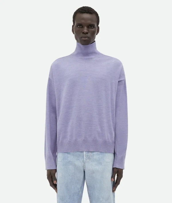 Bottega Veneta Light Wool Turtleneck> Knitwear