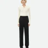 Bottega Veneta Light Wool Wide Leg Pants>Women Trousers And Shorts