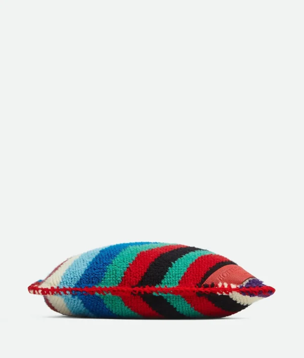 Bottega Veneta Loopy Stripe Knit Cushion> Cushions
