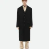 Bottega Veneta Matt Fluid Viscose Jersey Coat> Coats