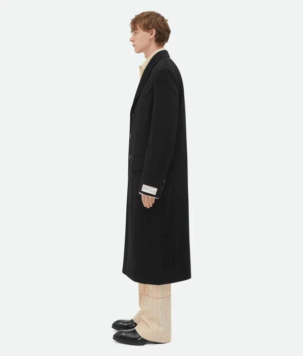Bottega Veneta Matt Fluid Viscose Jersey Coat> Coats