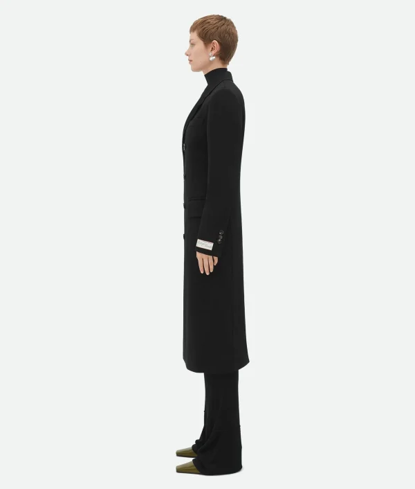 Bottega Veneta Matt Fluid Viscose Jersey Coat>Women Coats