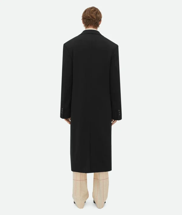 Bottega Veneta Matt Fluid Viscose Jersey Coat> Coats