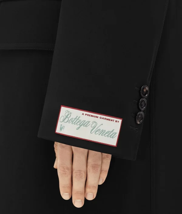 Bottega Veneta Matt Fluid Viscose Jersey Coat> Coats