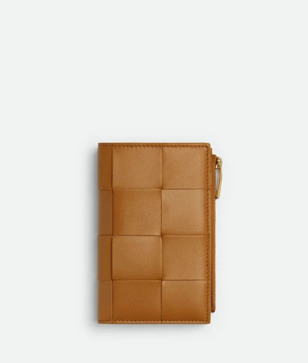 Bottega Veneta Medium Bi-Fold Zip Wallet>Women Long Wallets