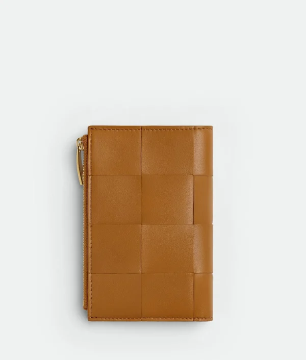 Bottega Veneta Medium Bi-Fold Zip Wallet>Women Long Wallets