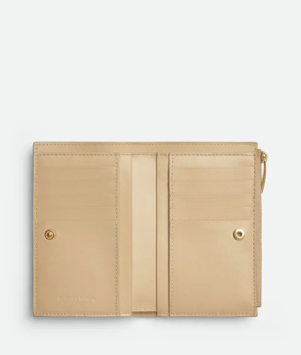 Bottega Veneta Medium Cassette Bi-Fold Zip Wallet>Women Long Wallets