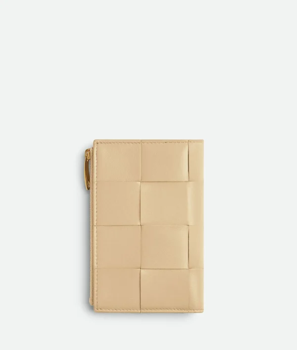 Bottega Veneta Medium Cassette Bi-Fold Zip Wallet>Women Long Wallets