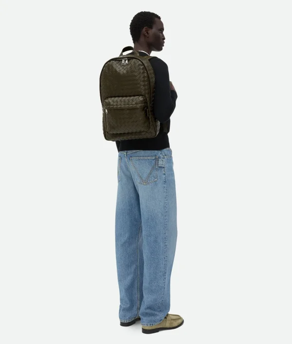 Bottega Veneta Medium Intrecciato Backpack> Backpack