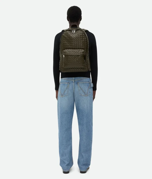 Bottega Veneta Medium Intrecciato Backpack> Backpack