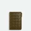 Bottega Veneta Medium Intrecciato Bi-Fold Zip Wallet>Women Long Wallets