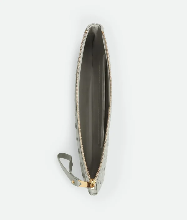Bottega Veneta Medium Intrecciato Flat Pouch>Women Pouches