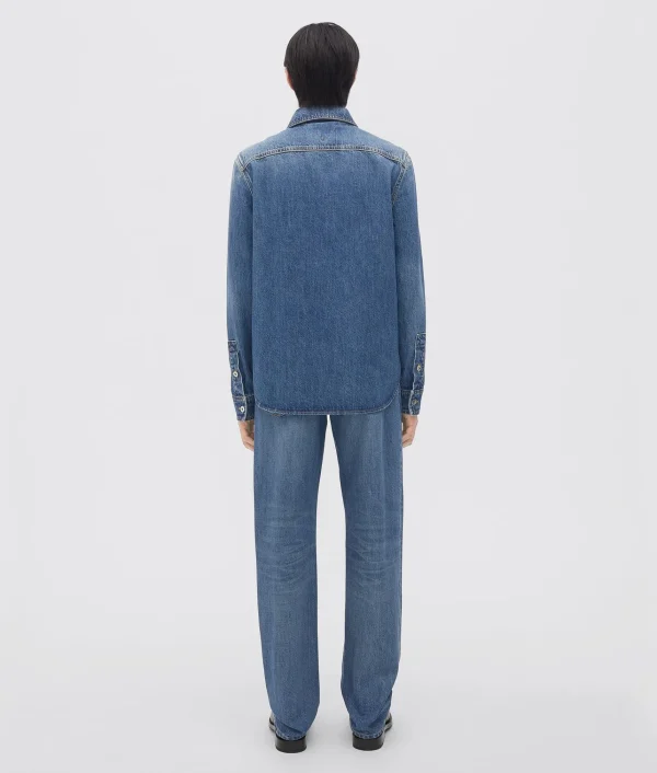 Bottega Veneta Medium Washed Denim Shirt> Shirts | Denim