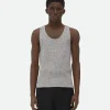 Bottega Veneta Melange Cotton Rib Tank Top> T-Shirts