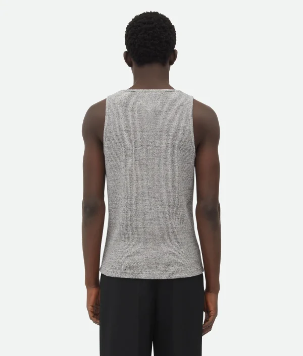 Bottega Veneta Melange Cotton Rib Tank Top> T-Shirts