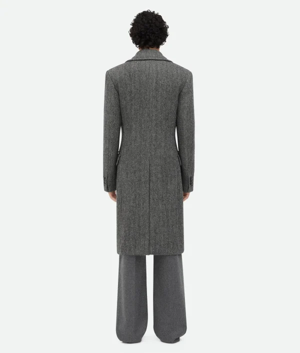 Bottega Veneta Melange Wool Coat> Coats