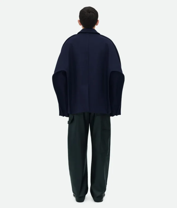 Bottega Veneta Melange Wool Felt Coat> Coats