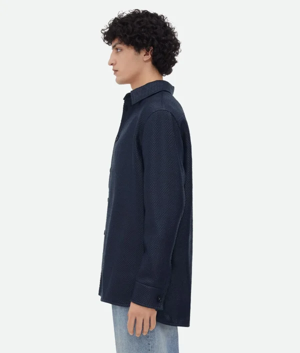 Bottega Veneta Mini Intrecciato Leather Shirt> Shirts | Leather