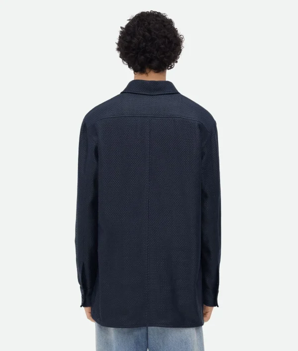 Bottega Veneta Mini Intrecciato Leather Shirt> Shirts | Leather