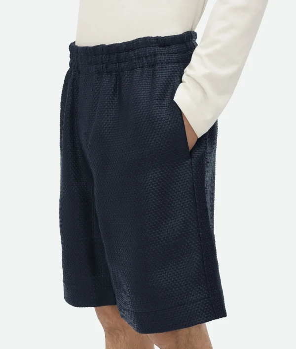 Bottega Veneta Mini Intrecciato Leather Shorts> Leather | Trousers And Shorts