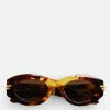 Bottega Veneta Mitre Oval Sunglasses>Women Sunglasses | Sunglasses