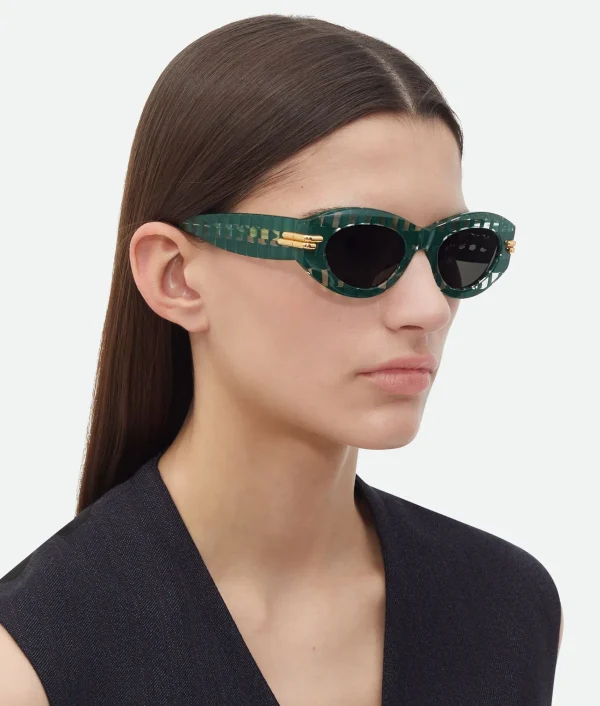 Bottega Veneta Mitre Oval Sunglasses>Women Sunglasses | Sunglasses
