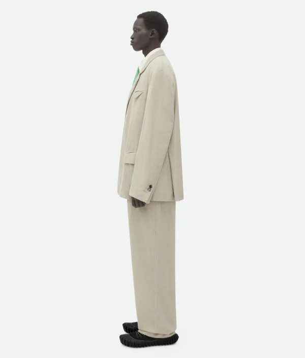 Bottega Veneta Mouline Wool Silk Jacket> Jackets
