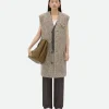 Bottega Veneta Multicolor Wool Felt Gilet Coat>Women Coats