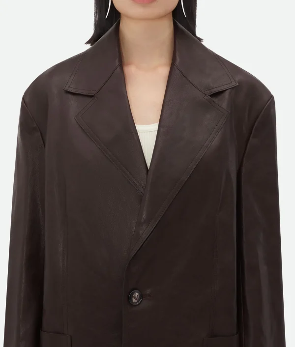 Bottega Veneta Nappa Leather Jacket>Women Jackets