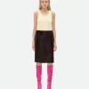Bottega Veneta Nappa Leather Wrapped Skirt>Women Skirts