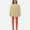 Bottega Veneta Needlepunch Shearling Jumper>Women Knitwear