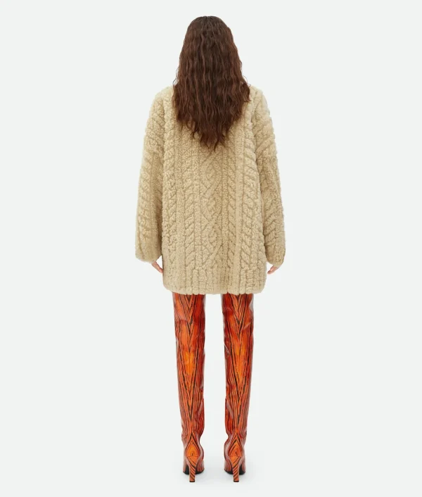 Bottega Veneta Needlepunch Shearling Jumper>Women Knitwear